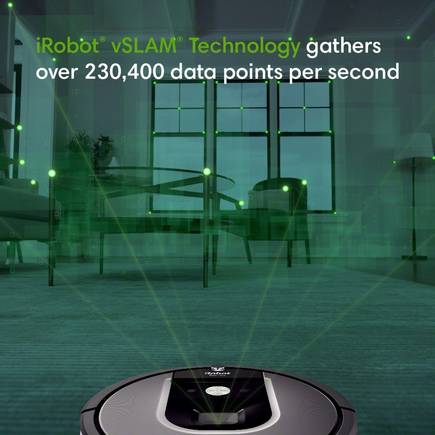 image showing Roomba 960 navigation technology