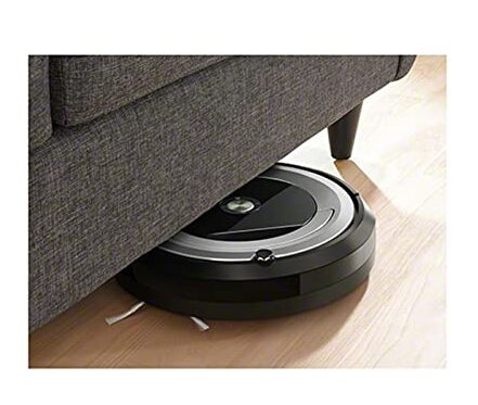 image showing roomba under furniture