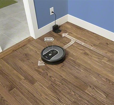image showing roomba 985 recharge and resume